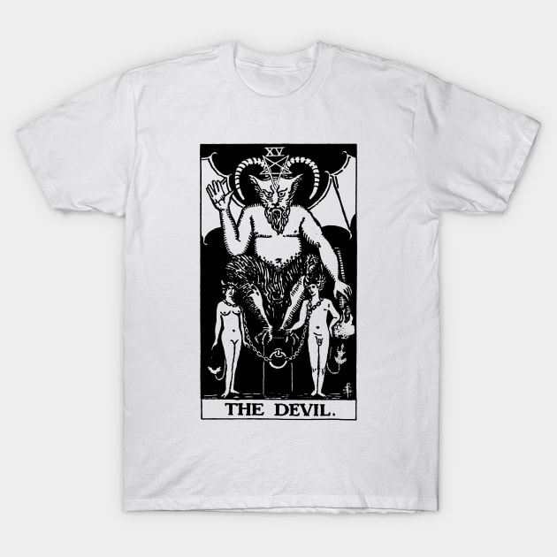 The Devil Tarot Card Shirt T-Shirt by LewisDesignCo